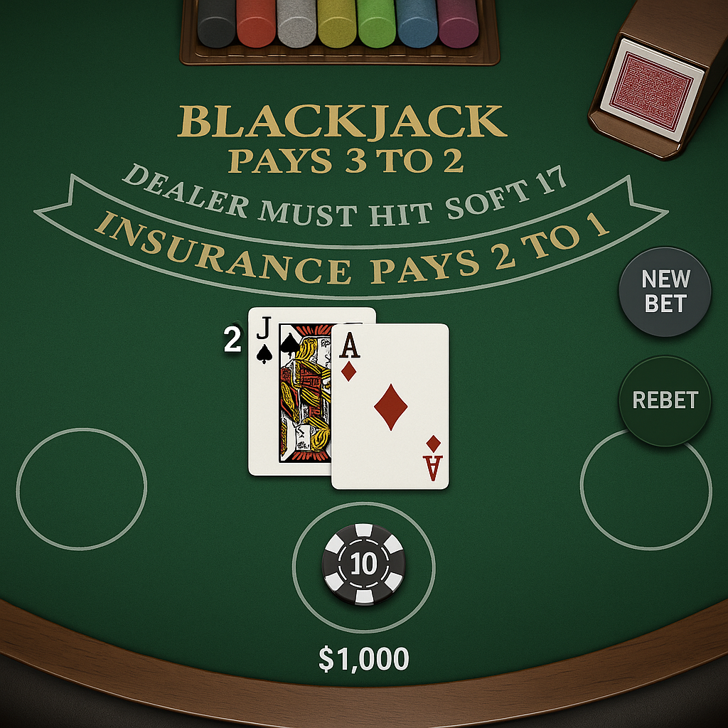 Rabona - Blackjack Table Game - Online Casino